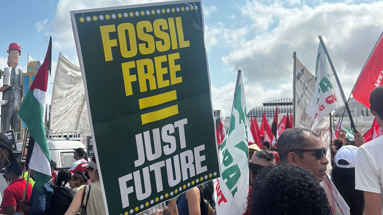 Transpi "Fossil Free=Just Future"