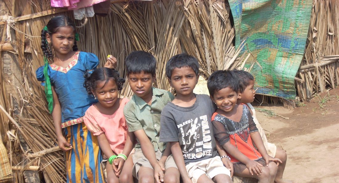 Kinder in Andhra Pradesh, Indien