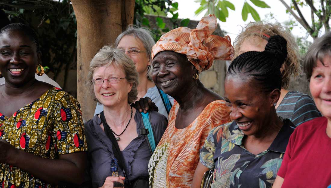 Gruppenfoto bei ASW-Spenderreise in den Senegal