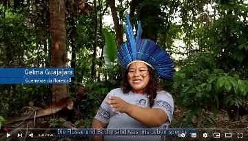 Aktivistin der indigenen Guajajara in Brasilien
