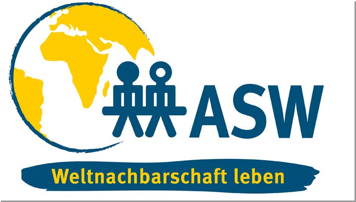 Logo der ASW: Weltnachbarschaft leben