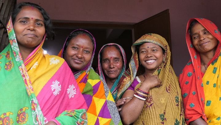 Frauen in Odisha, Indien