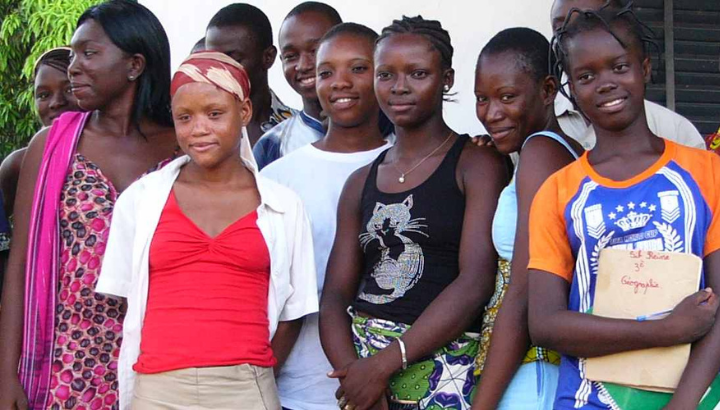 Junge Frauen im Ausbildungszentrum von APFG in Burkina Faso
