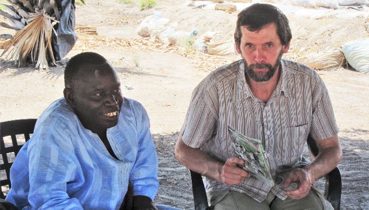 Mamadou Ndiaye, Senegal, mit Martin Klein