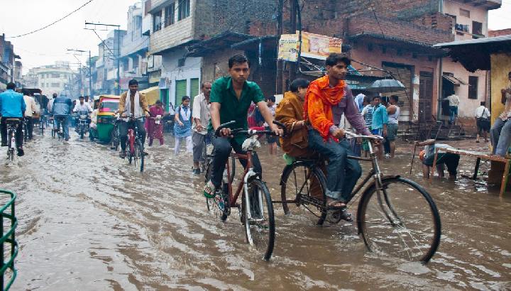 Überschwemmung in Indien