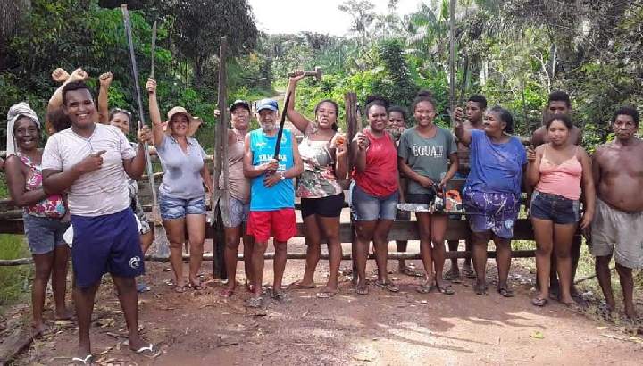 Quilombolas verteidigen ihr Dorf
