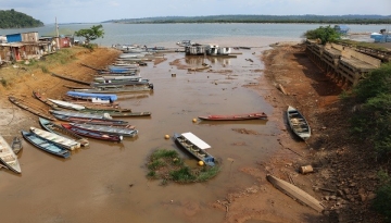 Niedrigwasser am Xingu